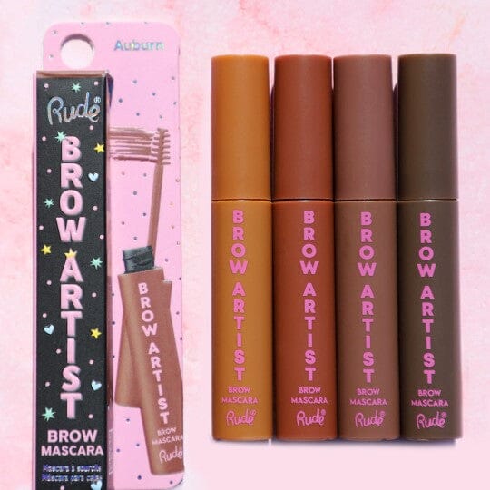 Rude Cosmetics - Brow Artist Brow Mascara - Auburn