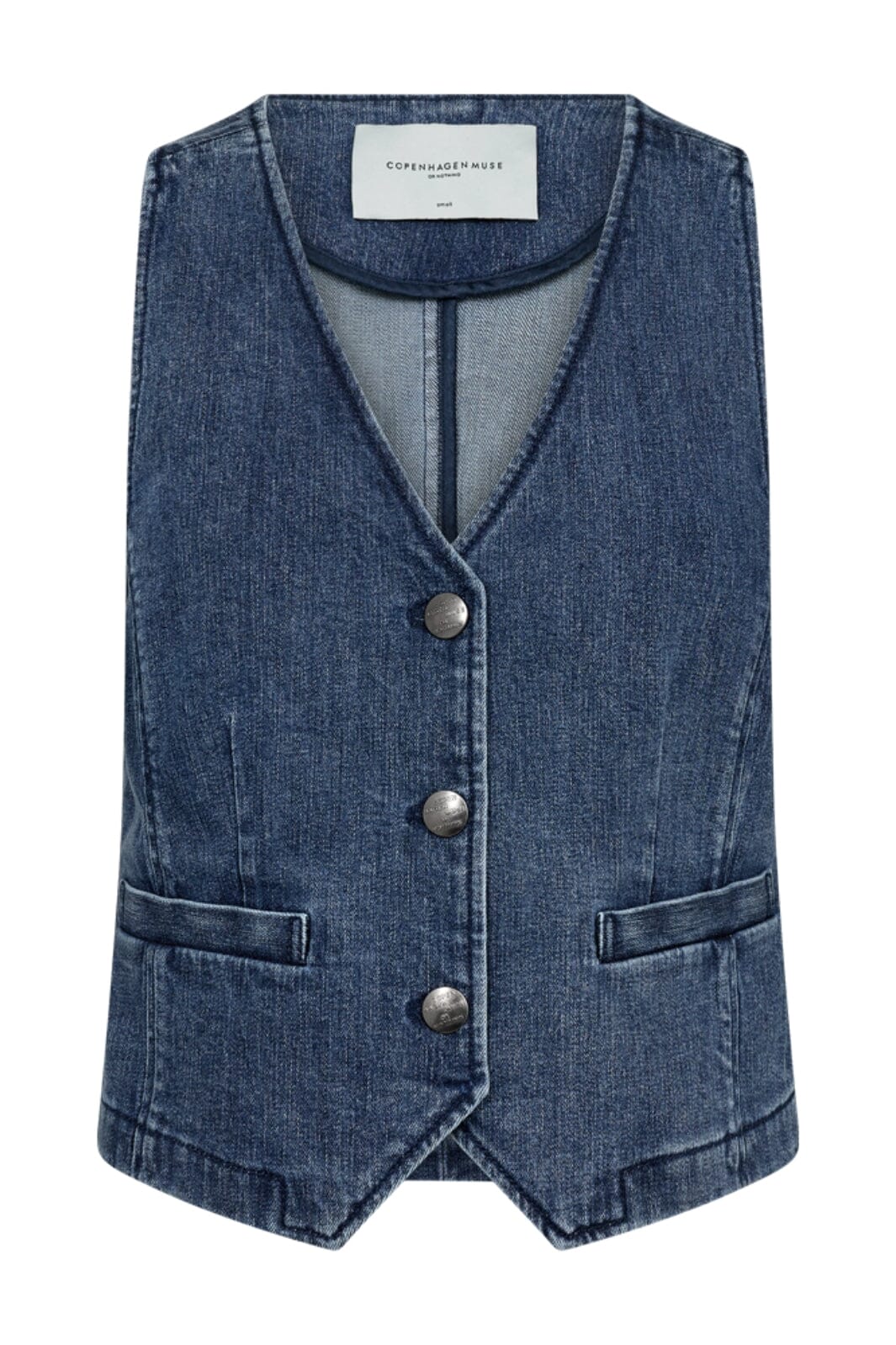 Copenhagen Muse - Cmjean-Waistcoat 204975 - Denim blue