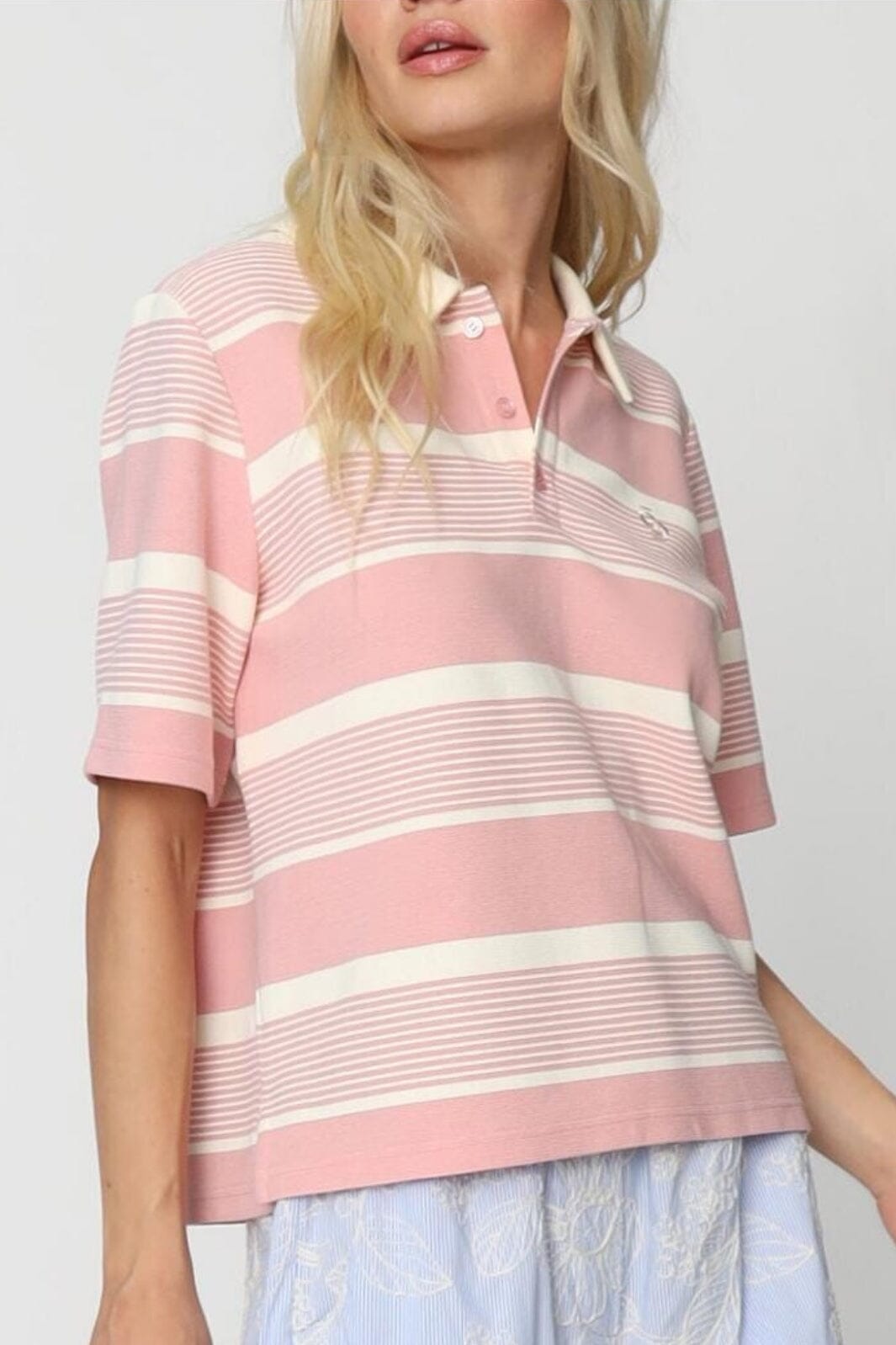 Cras - Alanis Blouse C408 - 8091 - 8091 Creamy Blush Stripe Online Hot Salg