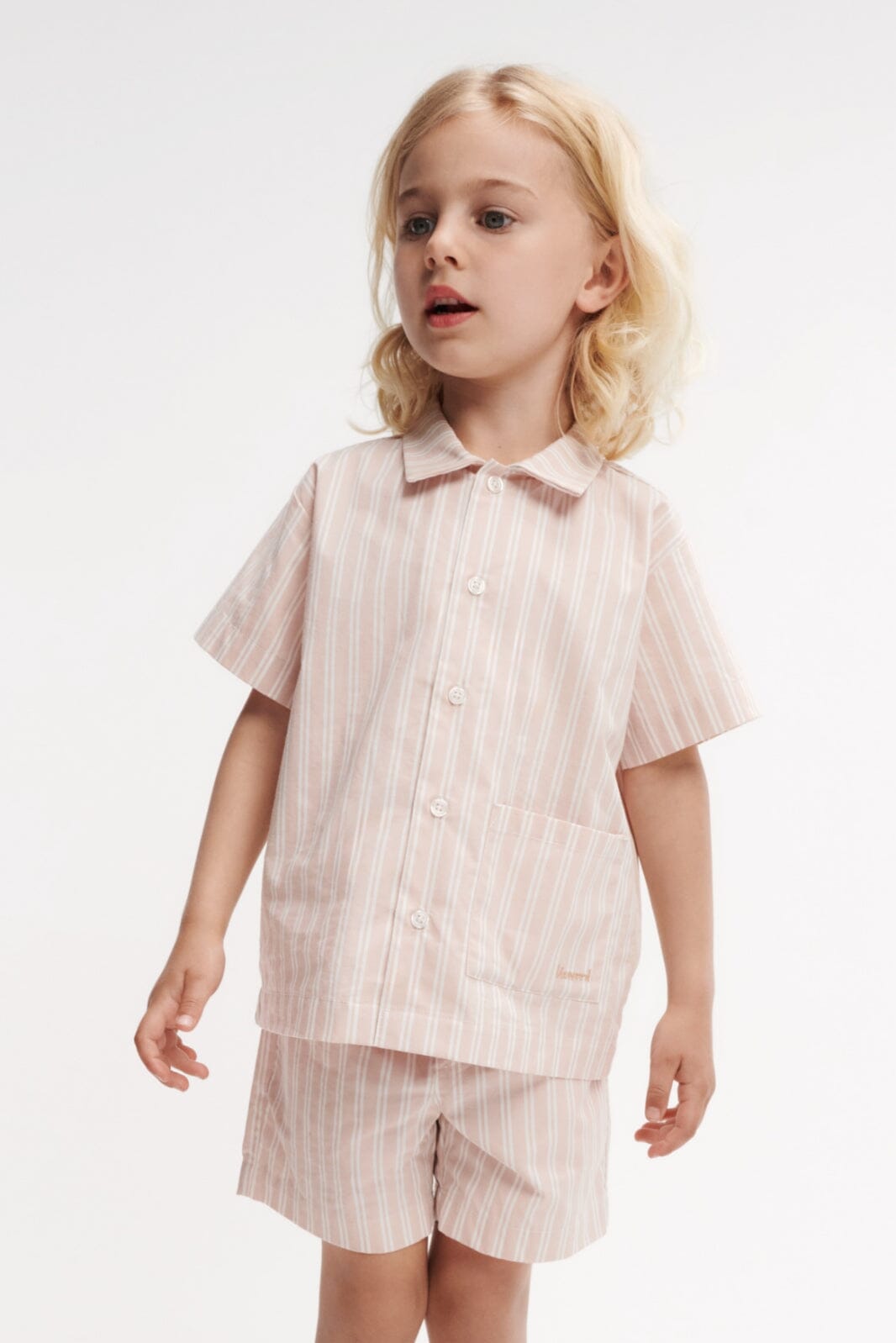 Liewood - Leona Stripe Set - Y/D stripe Sorbet rose / Creme de la creme Online Hot Salg