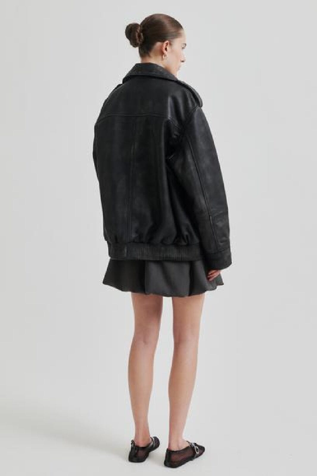 Second Female - Otilia Skirt 59252 - 7003 Dark grey melange