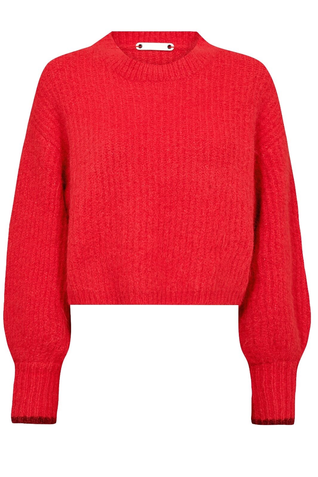 Co´couture - Coraliecc Crop Rib O-Knit 32140 - 66 Flame