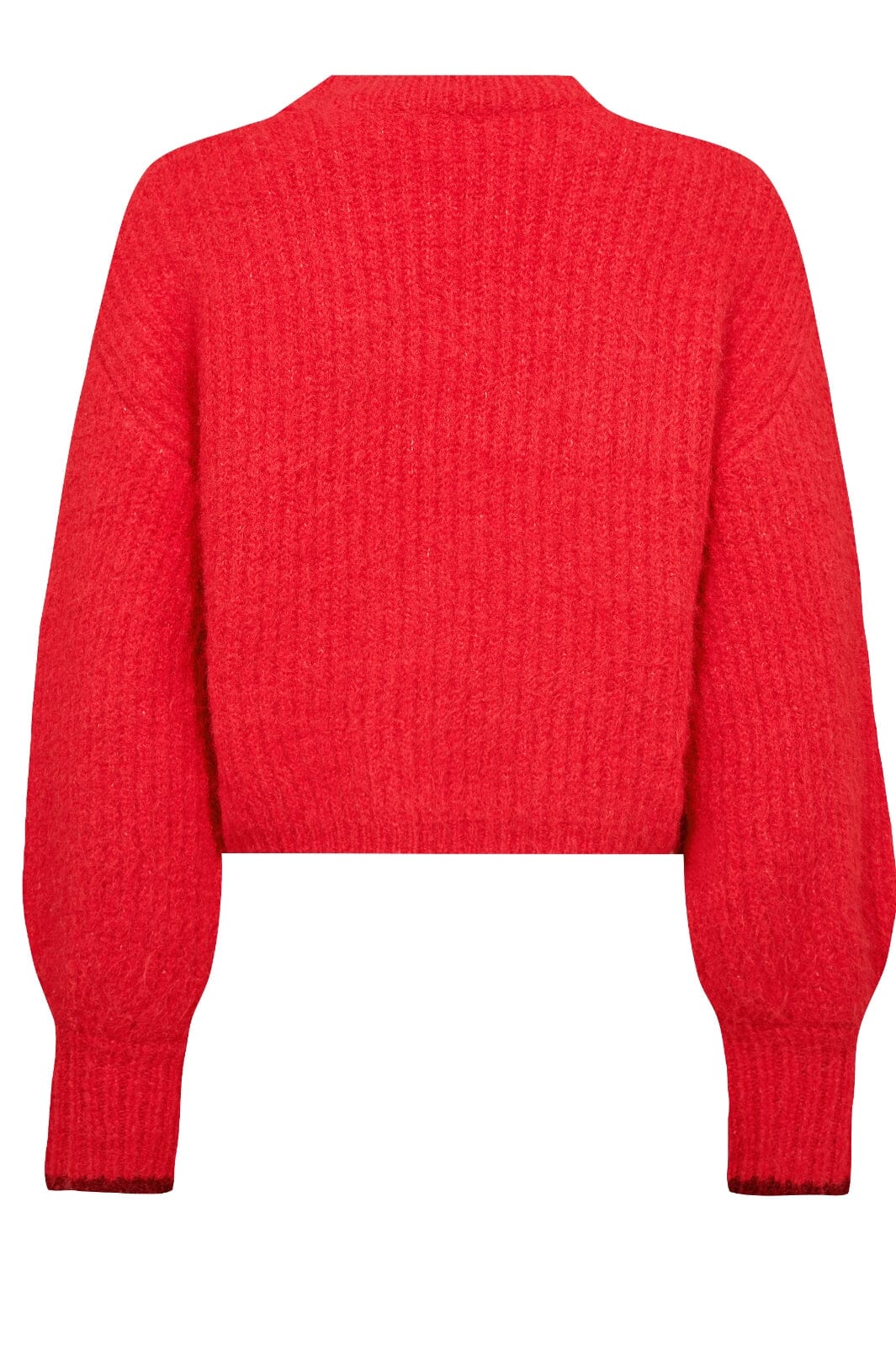 Co´couture - Coraliecc Crop Rib O-Knit 32140 - 66 Flame