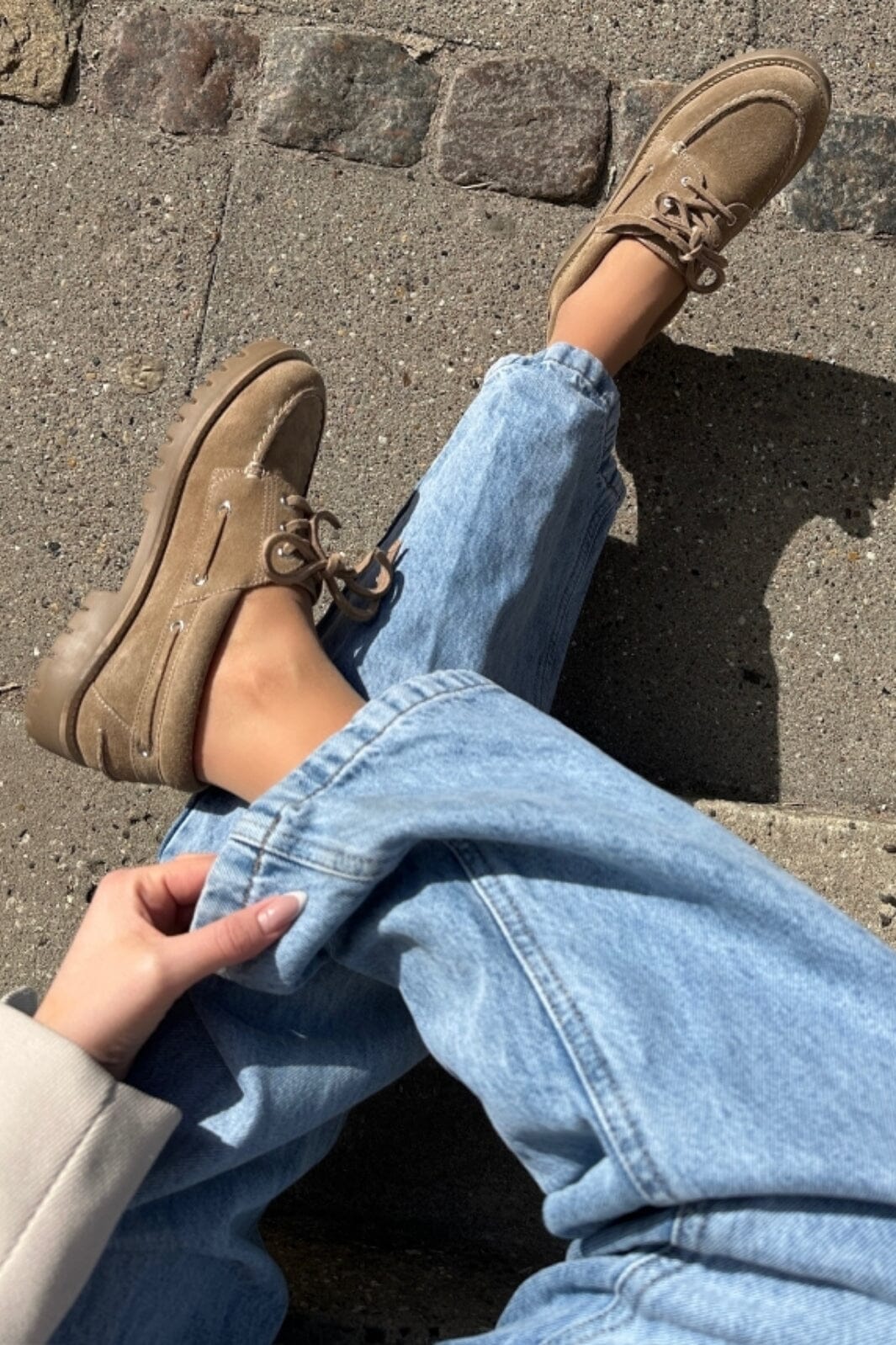 Forudbestilling - Copenhagen Shoes - The Walk Suede CS8838 - 0301 - Biscuit