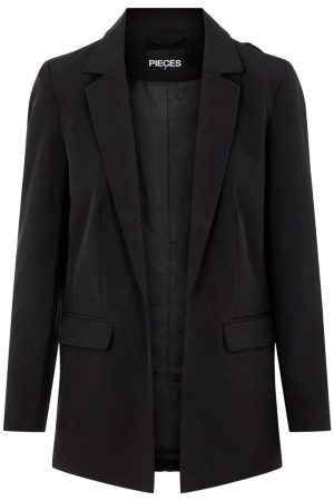 Forudbestilling - Pieces - PcBozzy LS Loose Blazer - Black