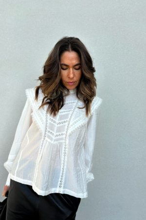 Gossia - Nasringo Blouse G1970 - Off-White Online Hot Salg