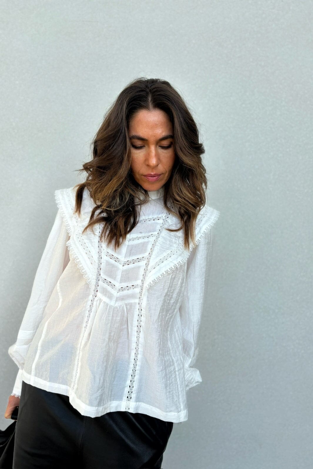 Gossia - Nasringo Blouse G1970 - Off-White Online Hot Salg