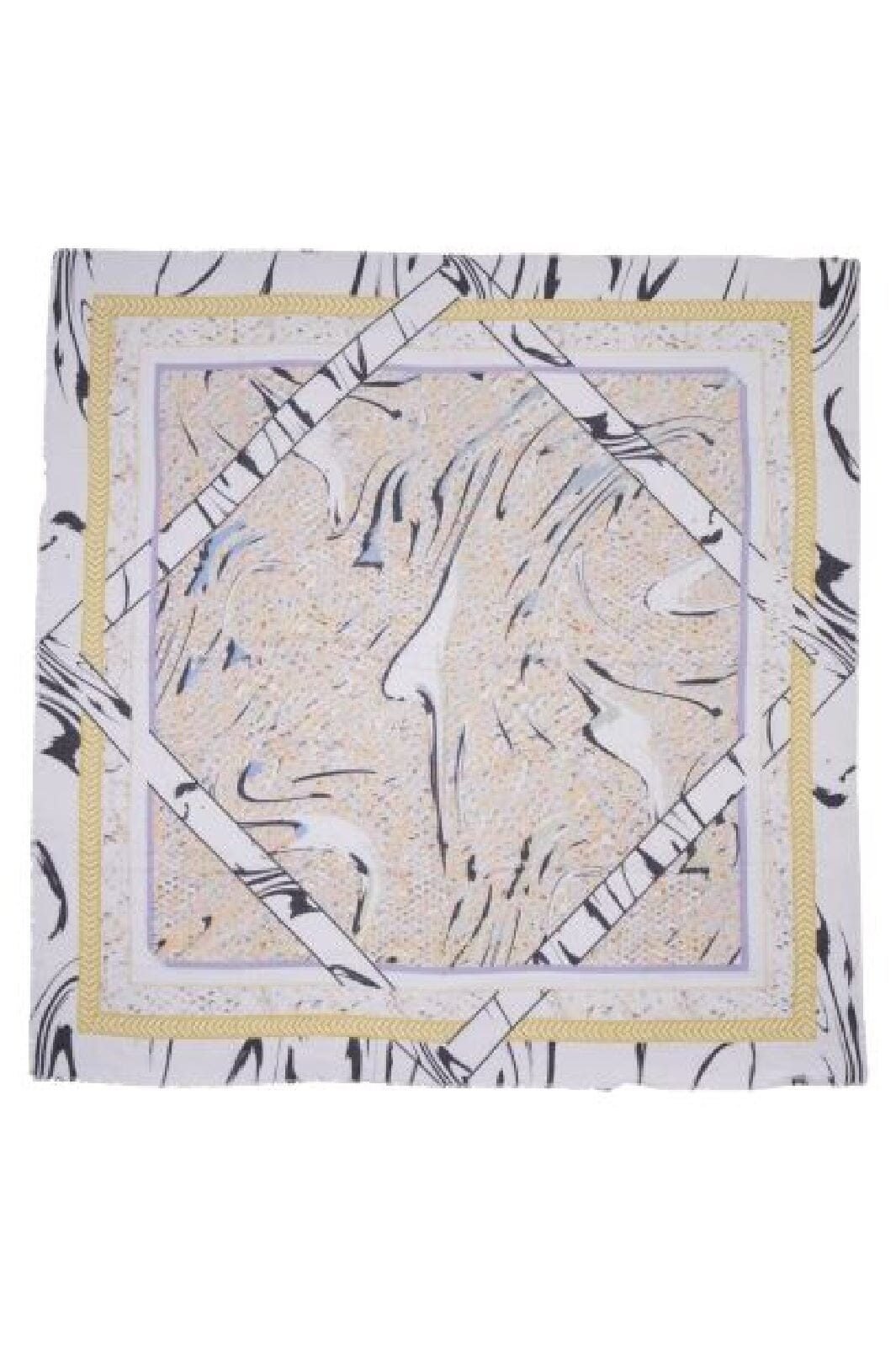 Lala Berlin - Scarf Avena - dark heritage wave