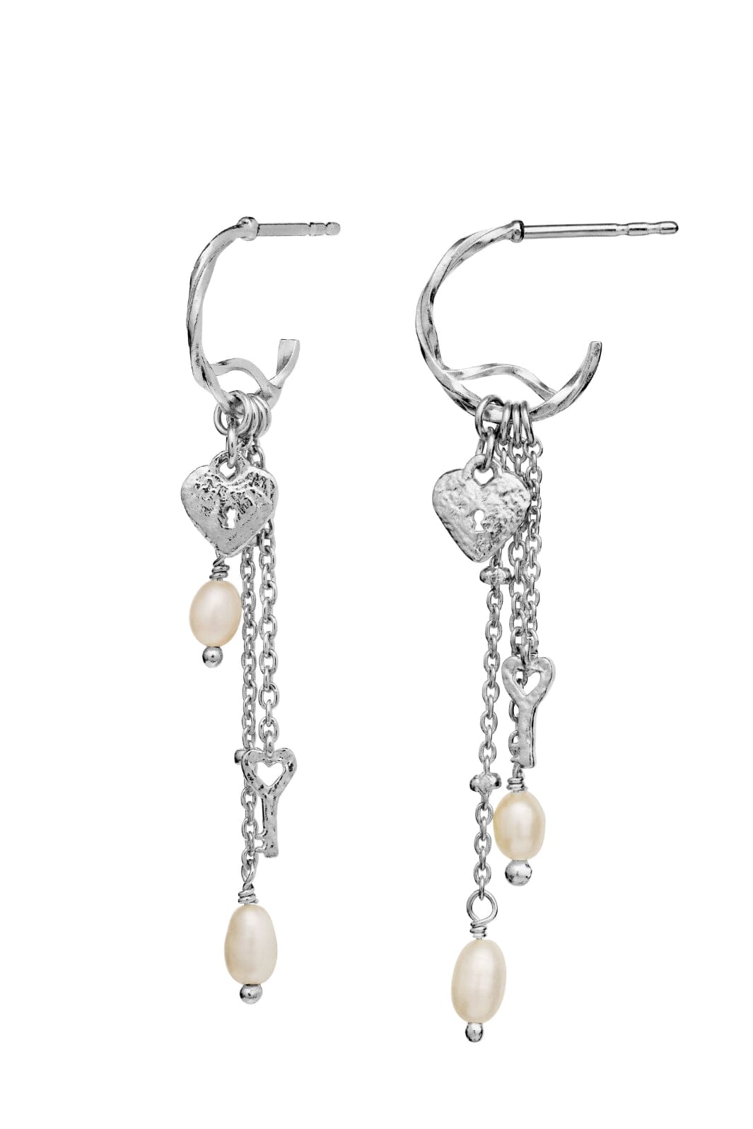 Maanesten - Idris Earrings 9952c - 925 Sterling Silver