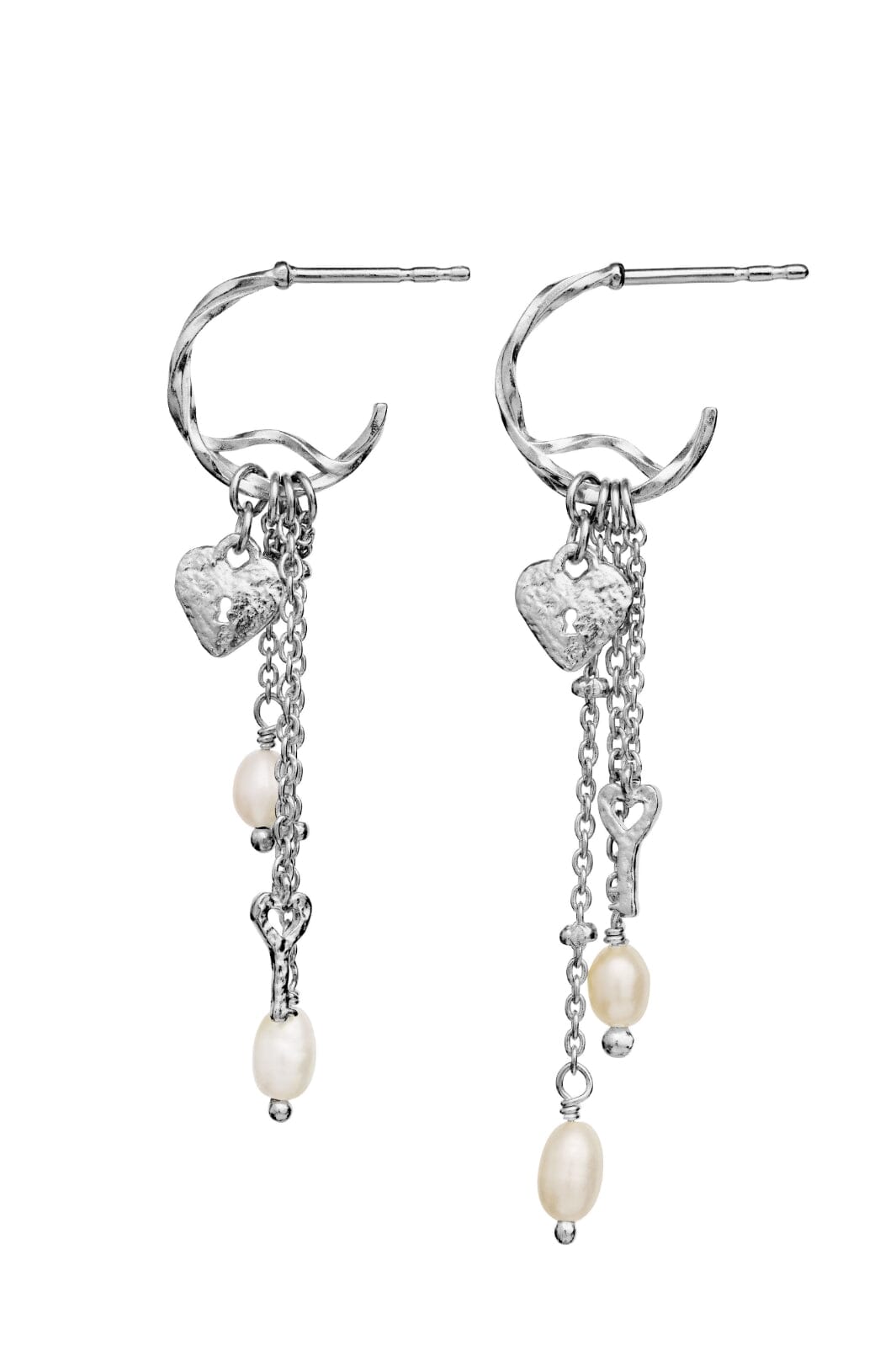 Maanesten - Idris Earrings 9952c - 925 Sterling Silver