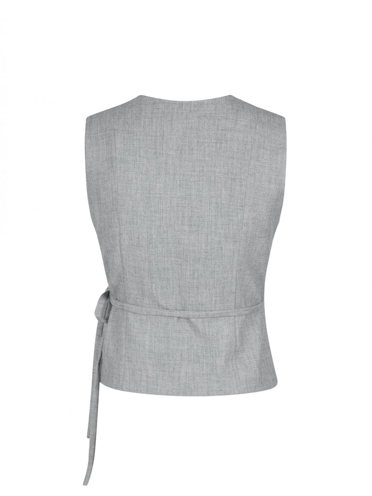neo-noir-samara-wrap-waistcoat-grey-melange_3.jpg Neo Noir - Samara Wrap Waistcoat - Grey Melange