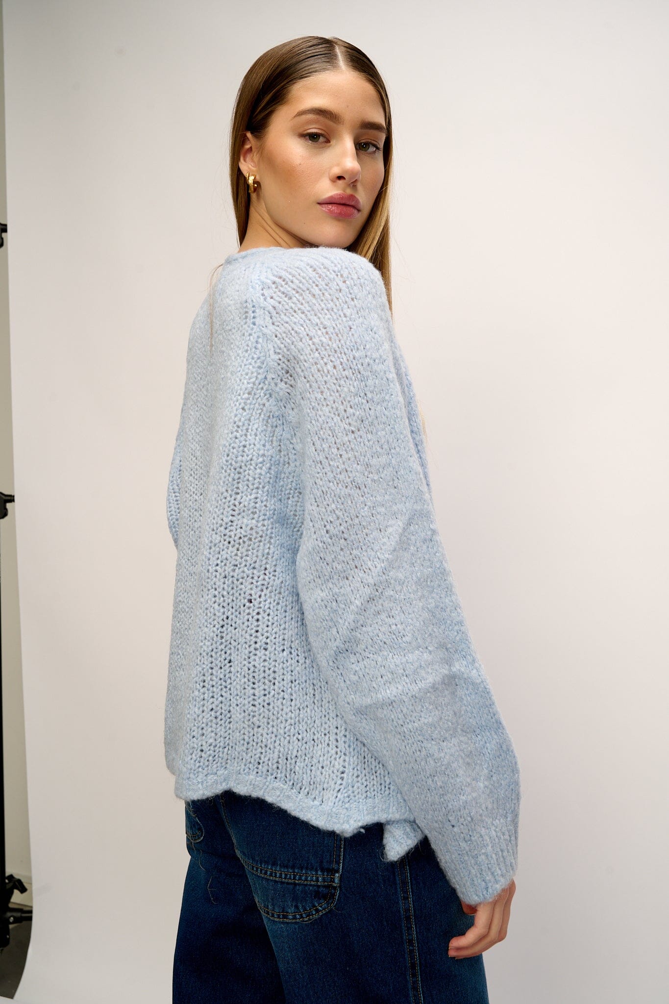 noella-fora-knit-cardigan-lightblue_2.jpg Noella - Fora Knit Cardigan - Lightblue