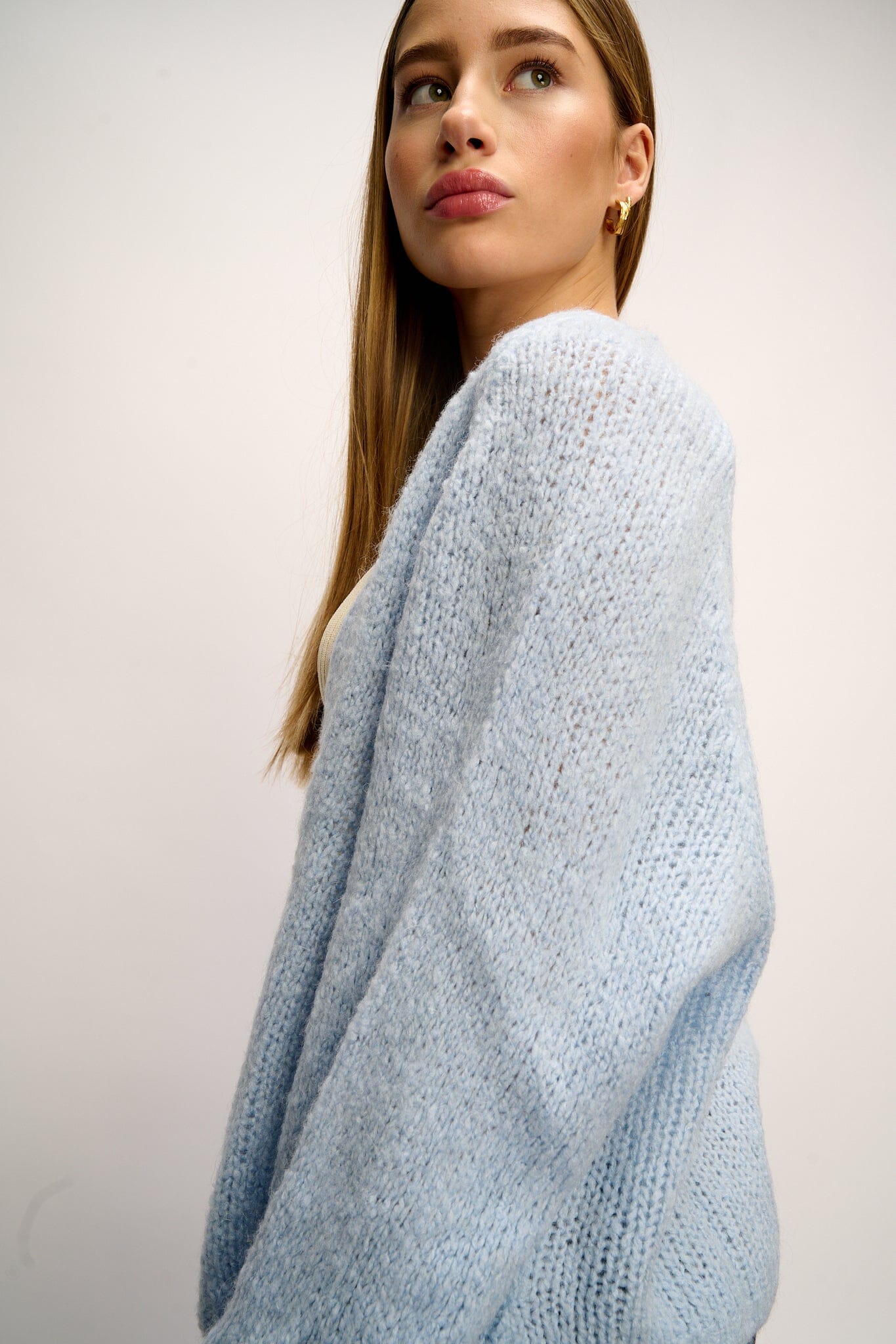 noella-fora-knit-cardigan-lightblue_3.jpg Noella - Fora Knit Cardigan - Lightblue