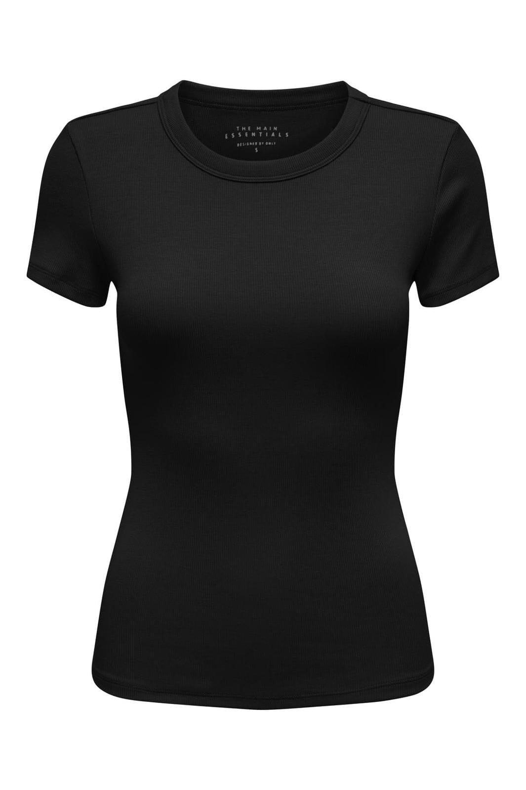 Only - Onleasy S/S O-Neck Top Box - 4629995 Black Online Hot Salg
