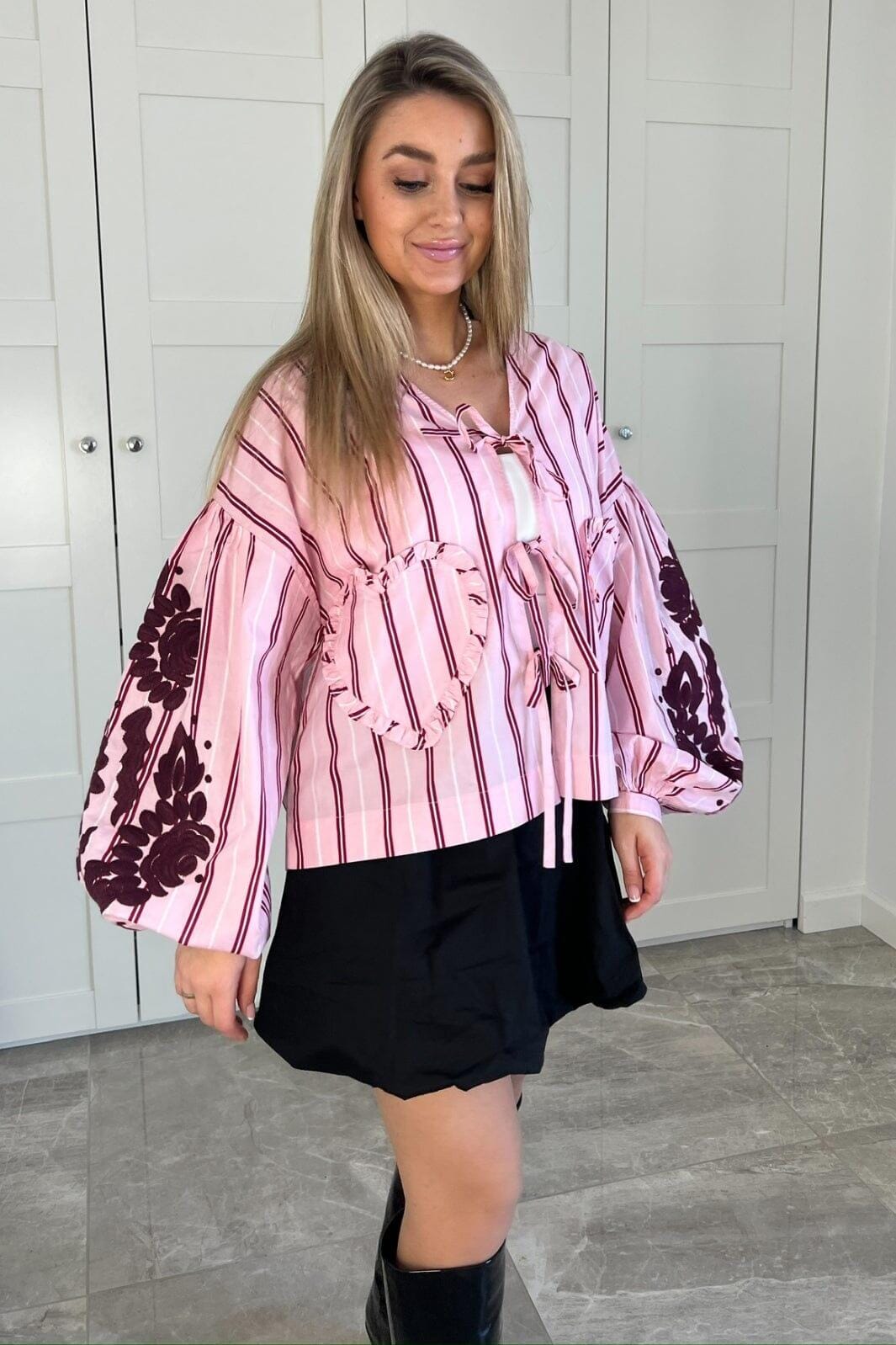 Sissel Edelbo x Molly&My - Molly Top SE 1650 - Rose Stripes