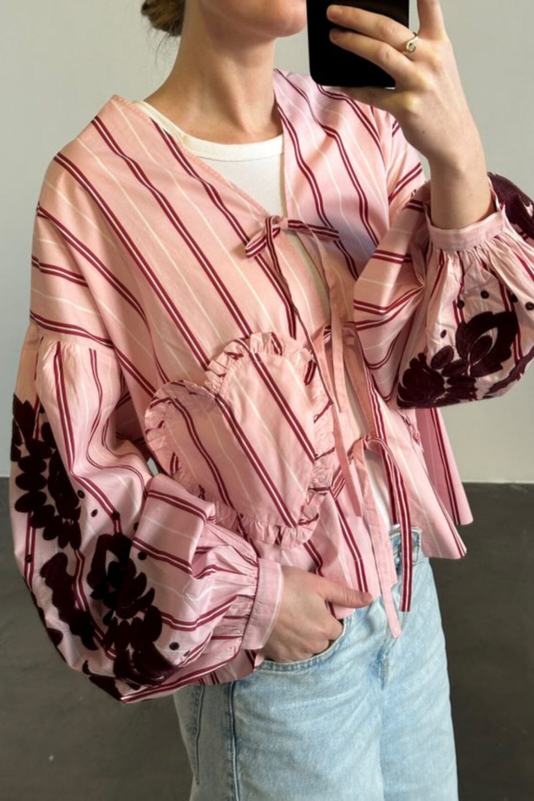 Sissel Edelbo x Molly&My - Molly Top SE 1650 - Rose Stripes