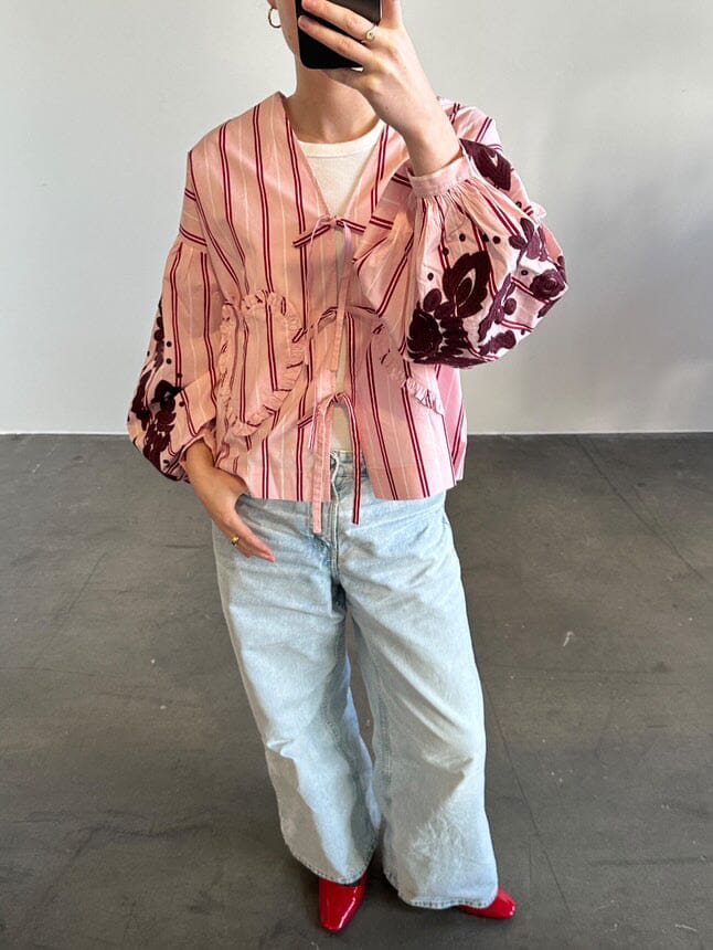 Sissel Edelbo x Molly&My - Molly Top SE 1650 - Rose Stripes